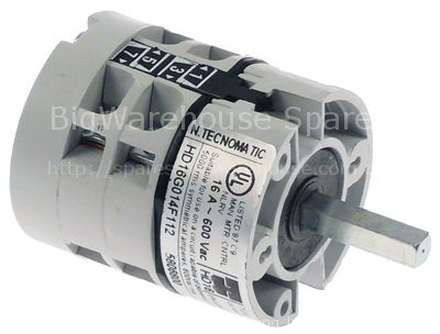 Rotary switch 5 0-1-2-3-4 sets of contacts 4 type HD16G014F112 6