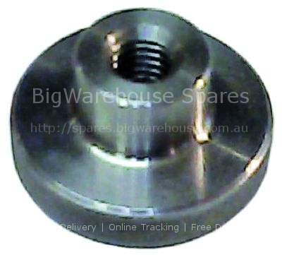 Knurled nut M6