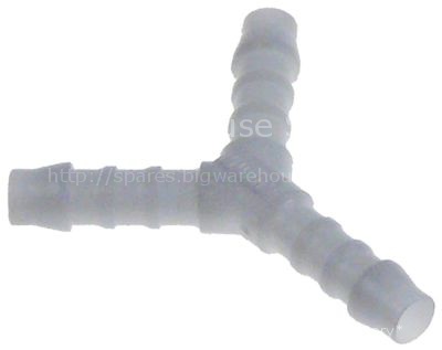Y-piece plastic hose ø 6-6-6mm