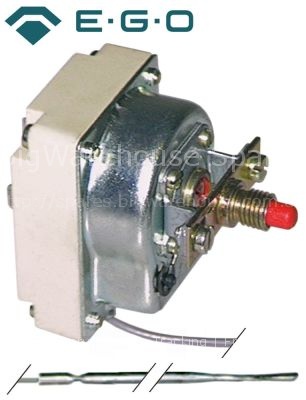 Safety thermostat switch-off temp. 142°C 1-pole 15A probe ø 6mm