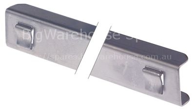 Guide U-shape L 503mm W 24mm H 13mm mounting pos. left/right