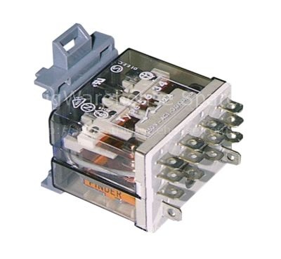 Power relays FINDER 230VAC 12A 4CO connection male faston 4.8mm