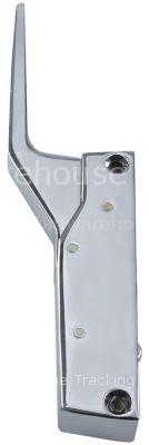 Handle latch L 150mm mounting distance 133mm non lockable heated