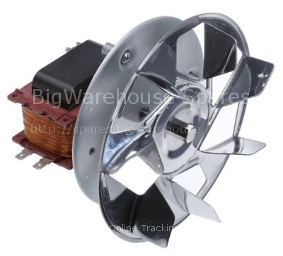 Hot air fan 230V 47W 50/60Hz L1 73mm L2 28mm L3 29mm L4 87mm fan