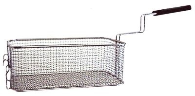 Fryer basket L1 300mm W1 175mm H1 110mm chrome-plated steel