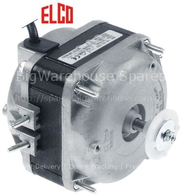 Fan motor ELCO 16W 230V 50Hz bearing slide bearing L1 48mm L2 64