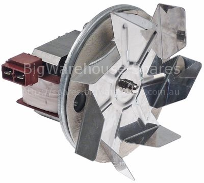 Hot air fan 230V 45W L1 78mm L2 13mm L3 25mm L4 87mm fan wheel ø