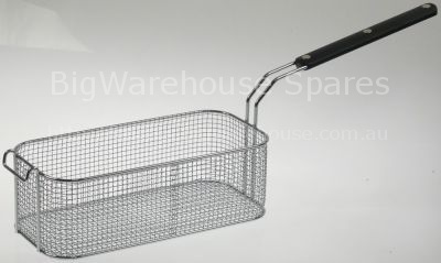 Fryer basket W1 160mm L1 358mm H1 120mm L2 710mm H2 190mm H3 255