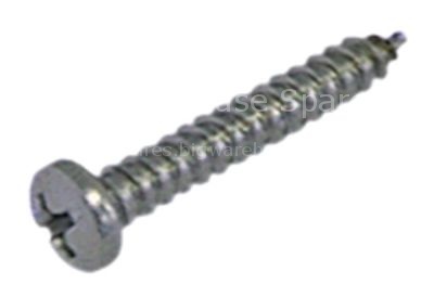 Sheet metal screws ø 3,9mm L 19mm SS Qty 20 pcs DIN 7981/ISO 704