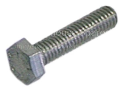 Hexagonal screw thread M5 thread L 10mm SS WS 8 Qty 20 pcs DIN 9