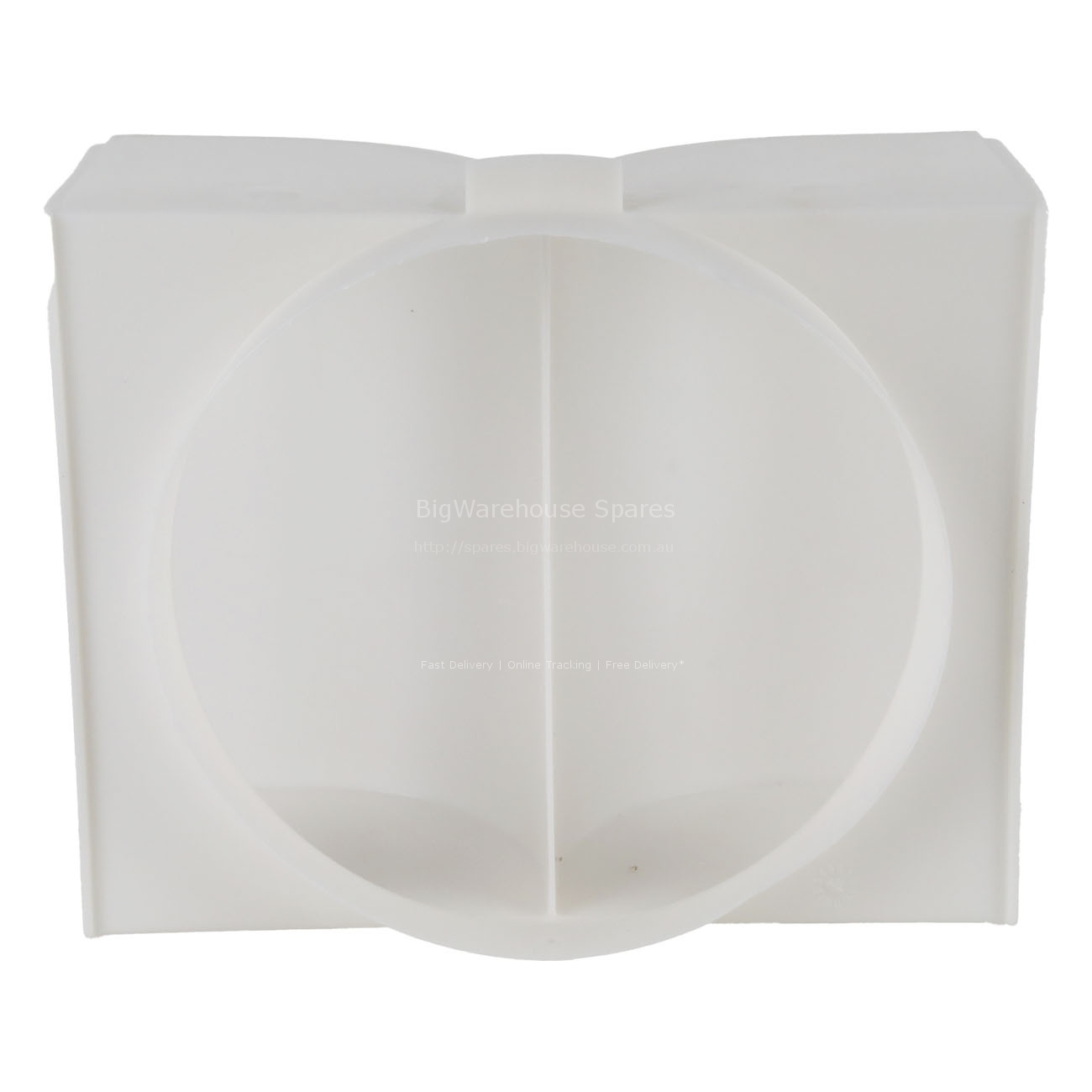 Deflector,plastic,white,192x80x152  d150