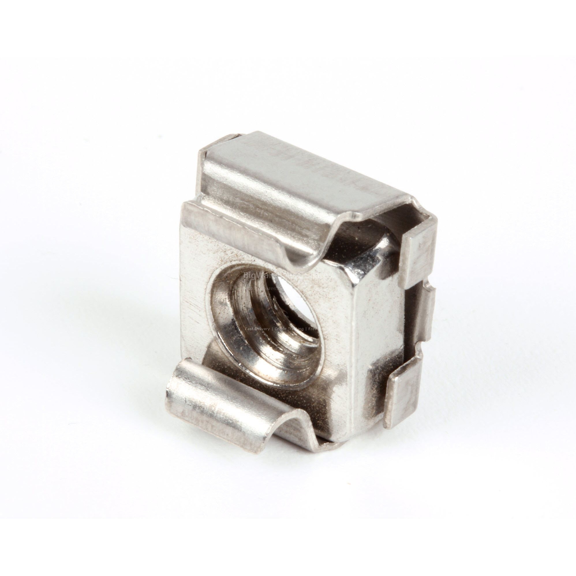 NUT;SELF-RETAINING 1/4-20 SS