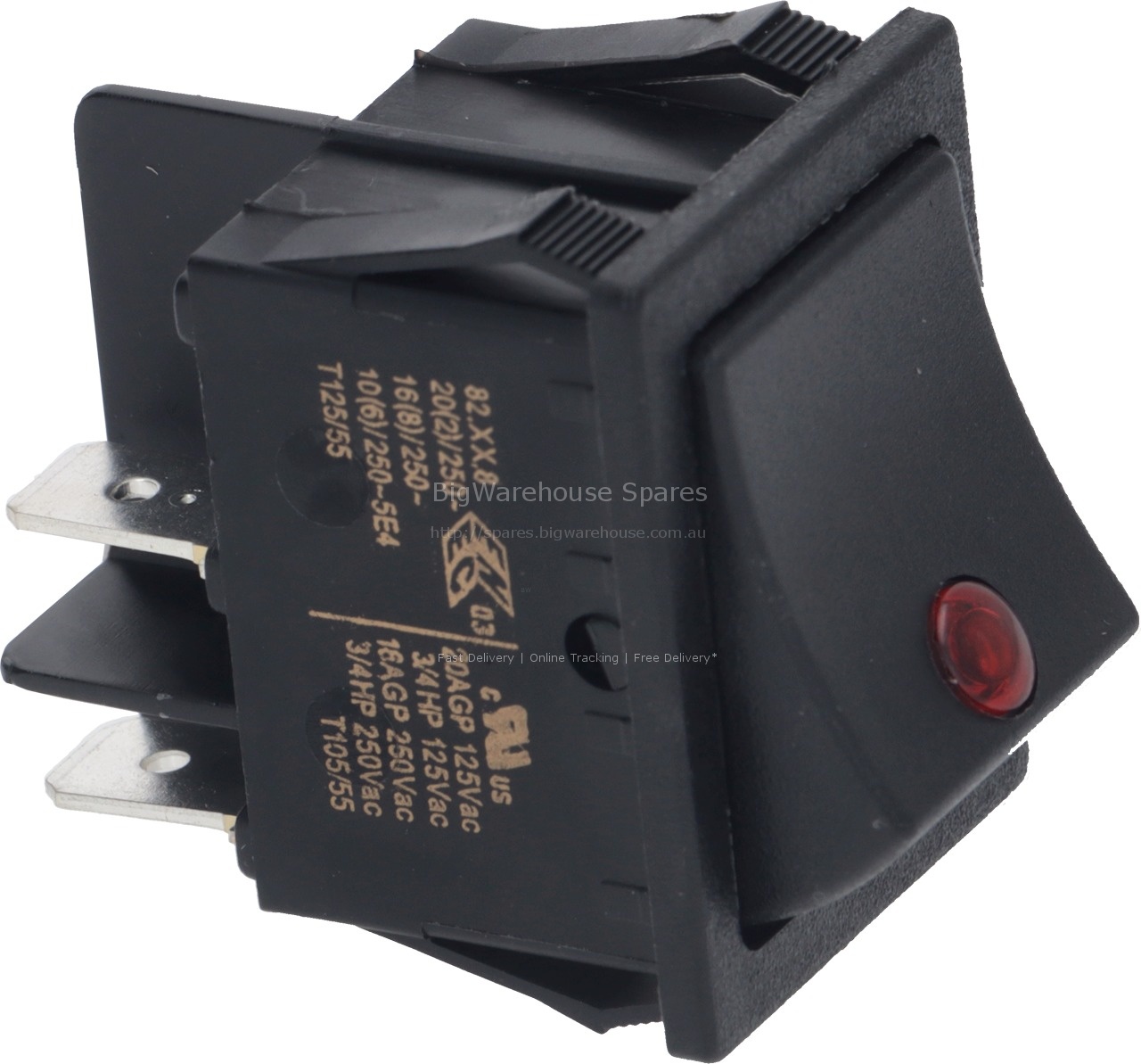 ROCKER SWITCH SINGLE-PHASE LUMINOUS