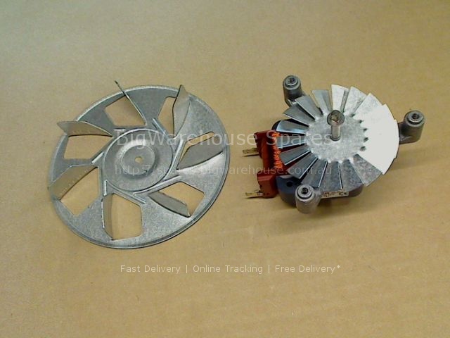 MOTOR FAN OVEN EM30204LH-04 (INC. ITEMS 8 9 15  16)