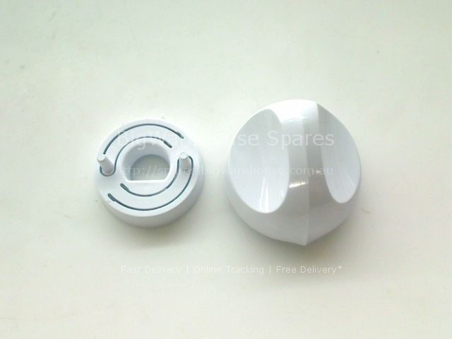 KNOB CONTROL WHITE W/H GAS FC