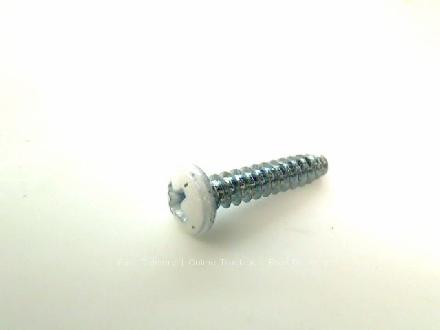 SCREW, #8 X 19 T/CT TBT P/HD WHT