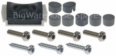 Cover cap kit for push button