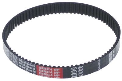 Toothed belt profile CL30/CL50 L 425mm rubber with textile inser