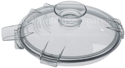Lid for mixer transparent  200mm ID  180mm H 75mm suitable for