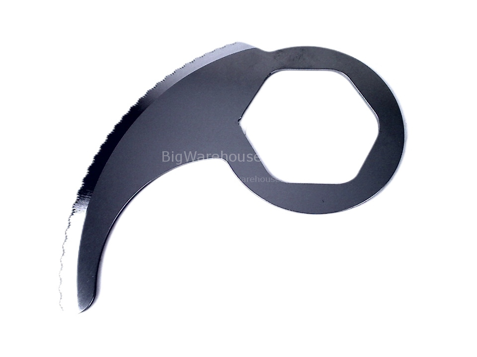 Knife serrated mounting pos. lower