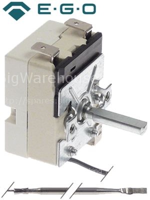Thermostat t.max. 291°C 1-pole 1NO 16A probe ø 3mm probe L 160mm
