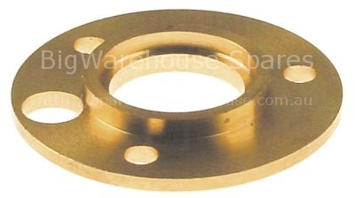 Flange for fan motor ED ø 60mm int. ø 1 28,5mm int. ø 2 24,5mm t