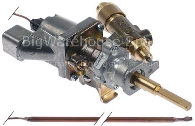Gas thermostat SABAF t.max. 300°C gas inlet pipe flange ø16mm by