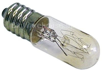 Light bulb socket E14 10/15W 230V ø 16mm L 51mm lens L 31mm Qty