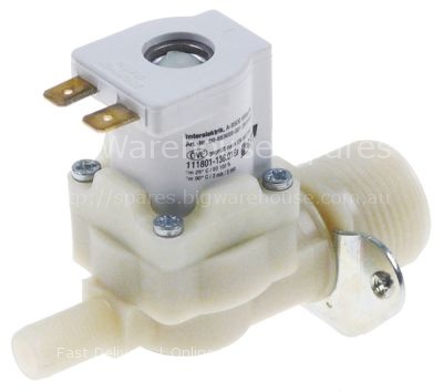 Solenoid valve single straight 230VAC inlet 3/4" outlet  input 1