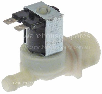 Solenoid valve single straight 230VAC inlet 3/4" outlet 11,5mm 1