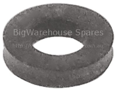 Flat gasket rubber ED ø 12mm ID ø 6,3mm thickness 2,5mm for wash