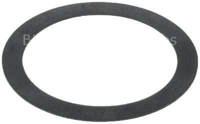 Gasket for wash arm support rubber ø 60mm ID ø 47mm thickness 1m
