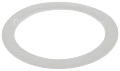 Slide ring PTFE ED  21mm ID  16mm thickness 05mm for rinse ar