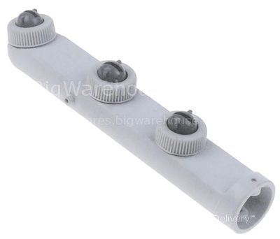 Wash arm mounting pos. left L 170mm mounting ø 24mm nozzles 3