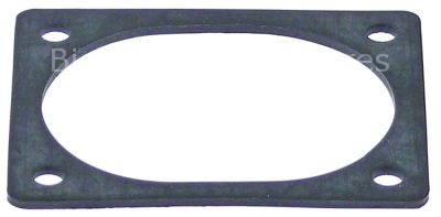 Gasket suitable for HOBART for  dosing pump L 60mm W 48mm thickn