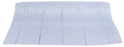 Curtain W 640mm H 380mm warewashing