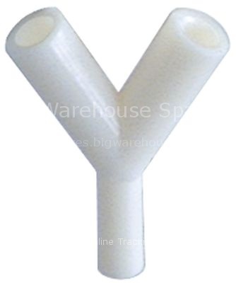 Y-piece plastic hose ø 8-6-8mm for pressure switch