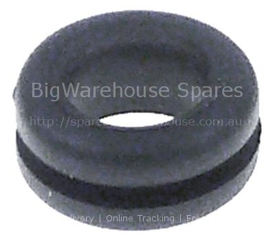 Cable gland ID ø 10mm mounting ø 12mm Neoprene -30 up to +120°C
