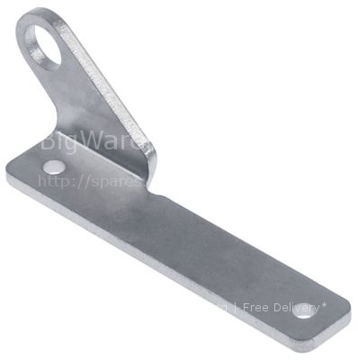 Door hinge mounting pos. right bottom L 90mm W 19mm thickness 3m