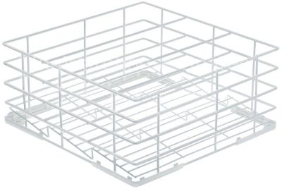 Glass basket L 382mm W 382mm H 170mm number of rows 3 rows spaci