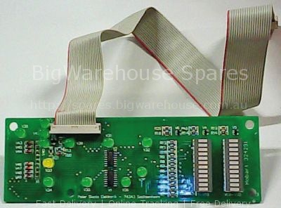 Control PCB with ribbon cable
