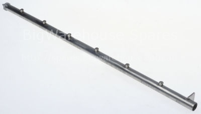 Rinse arm L 540mm ø 16mm nozzles 6