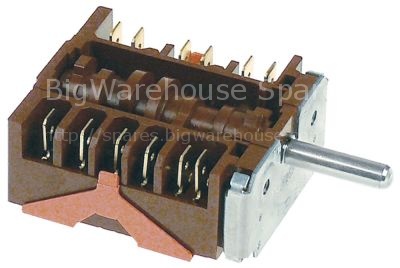 Cam switch 7 operating positions 1NO/2CO sequence 0-1-2-3-4-5-6