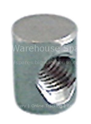 Threaded part end stop