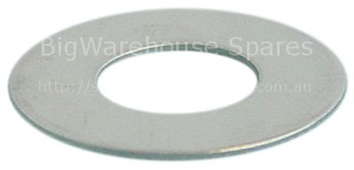 Plain washer ID ø 15mm ED ø 33mm thickness 0,8mm SS Qty 1 pcs