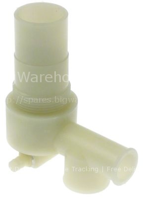 Wash arm support mounting pos. lower D1 ø 32mm D2 ø 39mm D3 ø 42