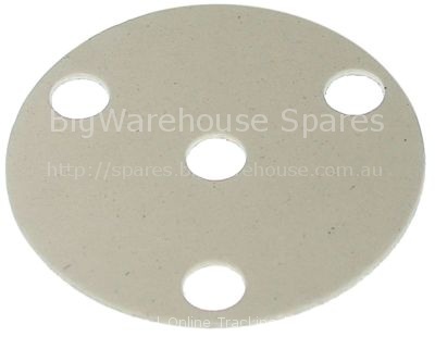 Insulation ø 130mm thickness 3mm hole ø 18mm for hot air fan