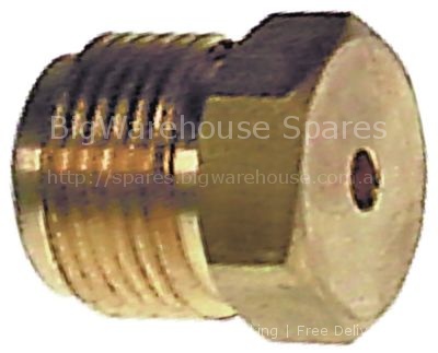 Gas injector thread M13x1 bore ø 1,2mm WS 13