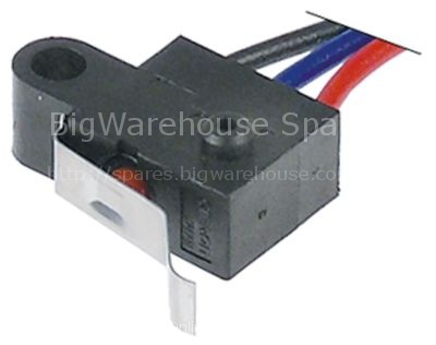 Microswitch with lever 30V 1A 1CO connection with cable L 25mm