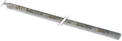 LED bar L 500mm W 19mm H 7mm aluminium cable length 900mm